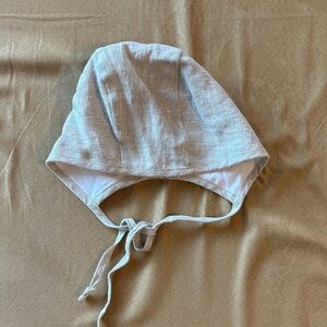 Briar Gray Baby Bonnet